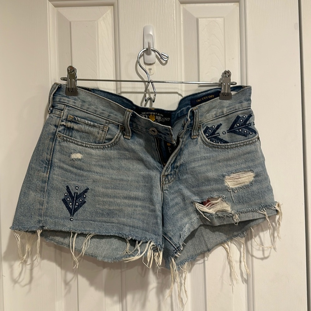 Women’s lucky brand the cut off jean short